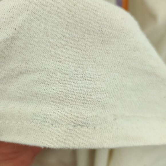 Steven Rhodes My Emotional Baggage Crew Neck Short Sleeve Unisex T Shirt L Cream - Picture 13 of 13